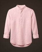 Amedeo Camisa de Algodón y Lino