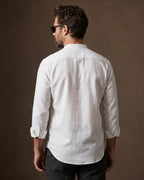 Amedeo Camisa de Algodón y Lino