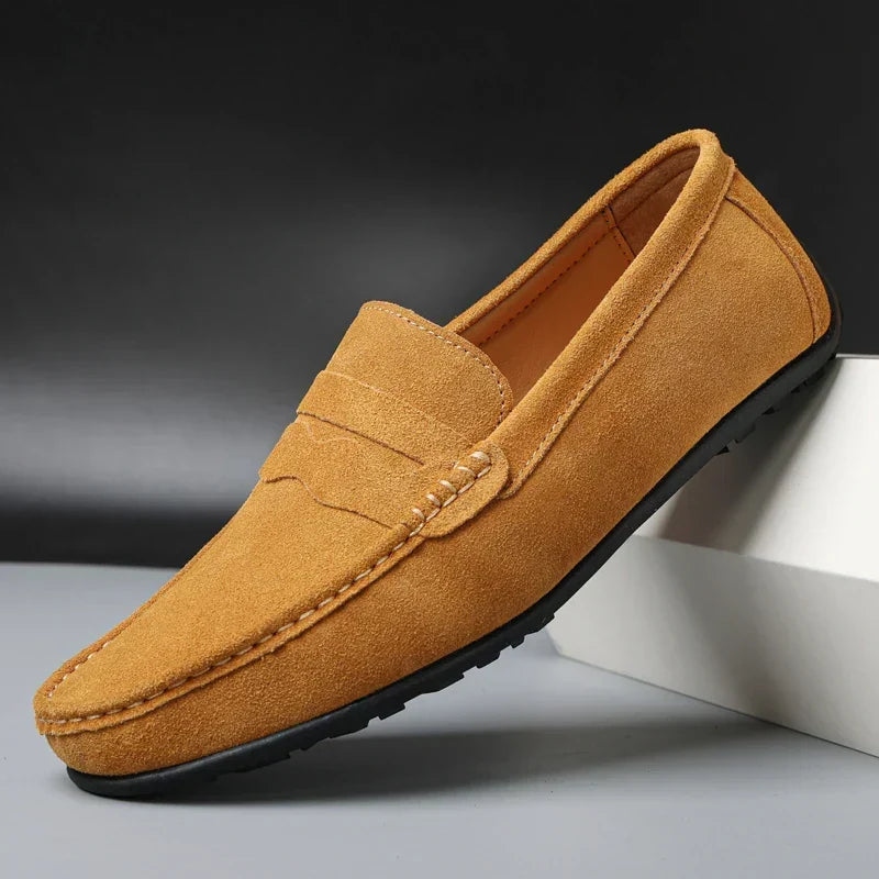 Carmine Mocasines de Gamuza sin Cordones