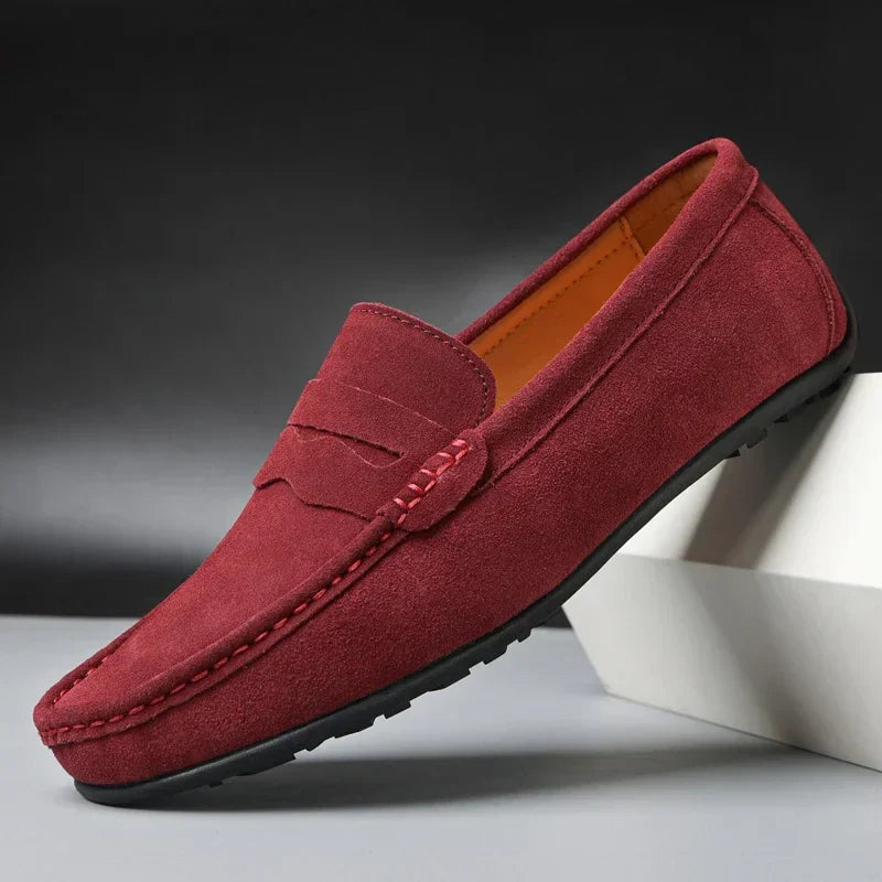 Carmine Mocasines de Gamuza sin Cordones