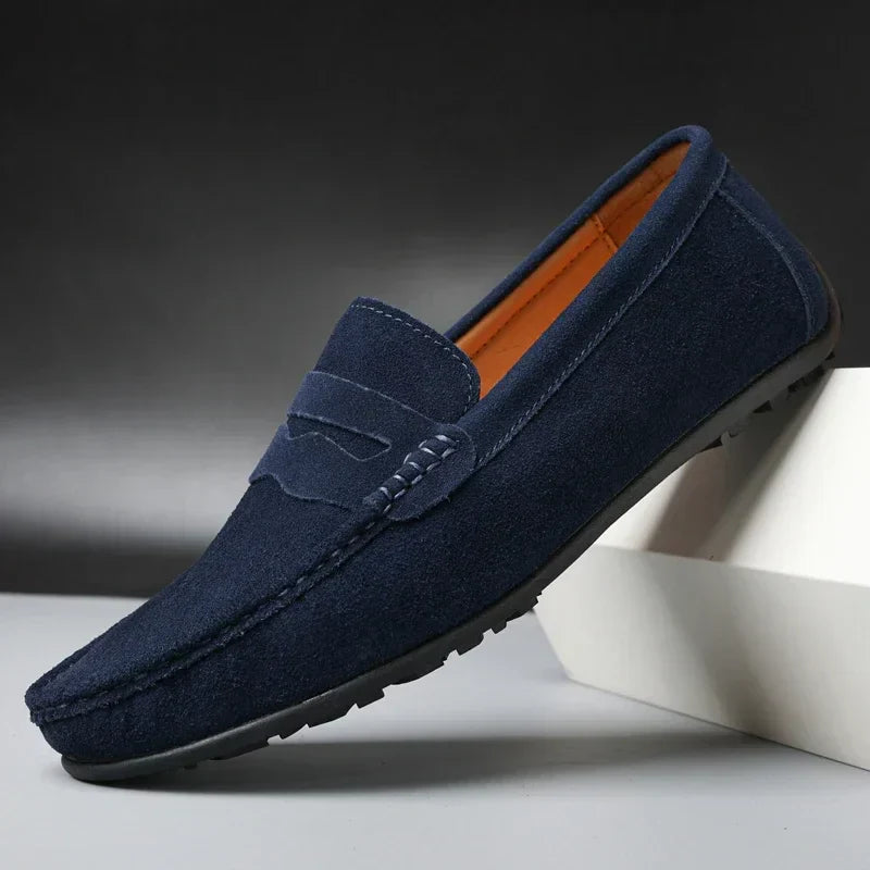 Carmine Mocasines de Gamuza sin Cordones