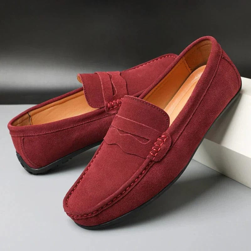 Carmine Mocasines de Gamuza sin Cordones
