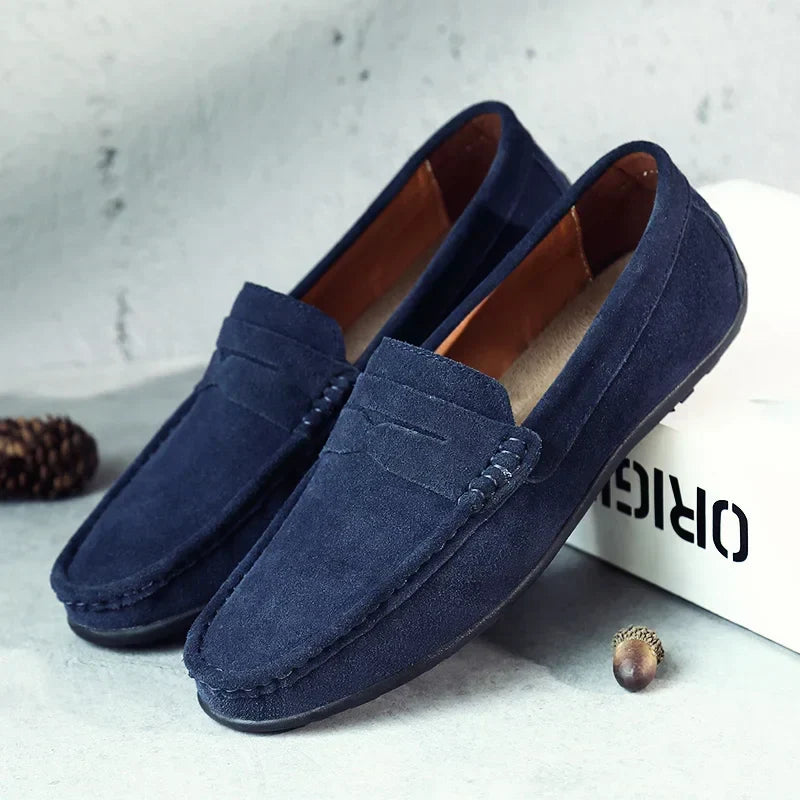 Carmine Mocasines de Gamuza sin Cordones
