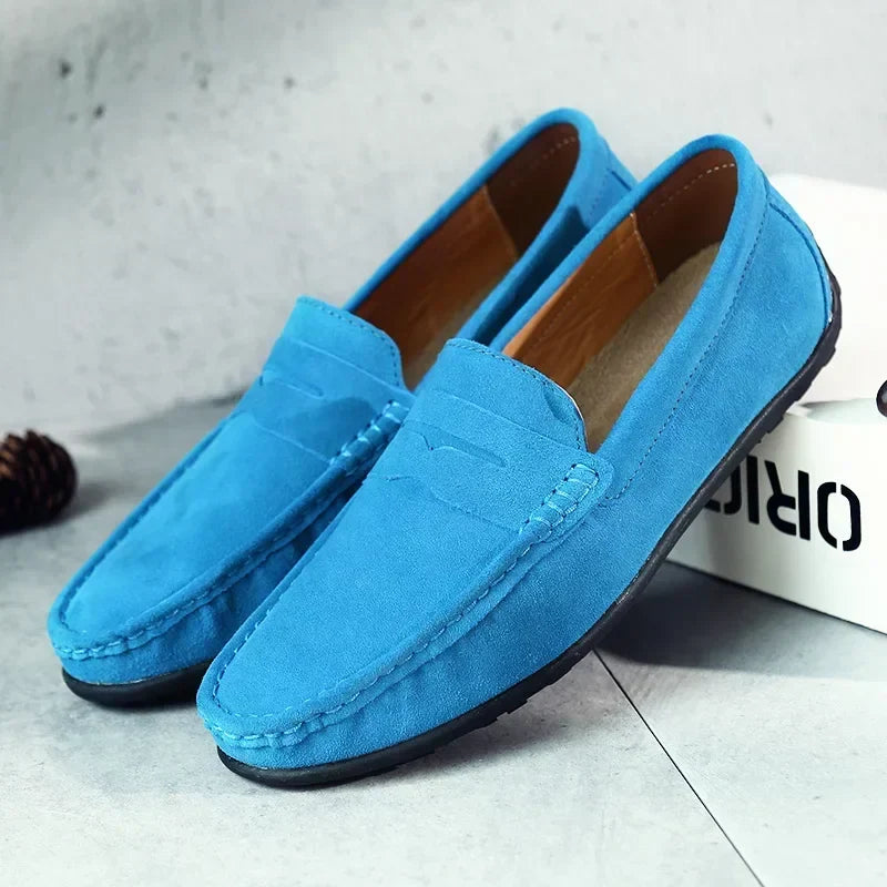Carmine Mocasines de Gamuza sin Cordones
