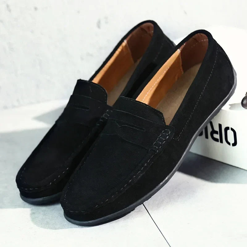 Carmine Mocasines de Gamuza sin Cordones