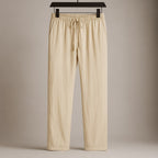 Cherubino Pantalones de Lino de Verano con Cordón