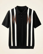 Bruno Polo de Punto de Rombos Rayados