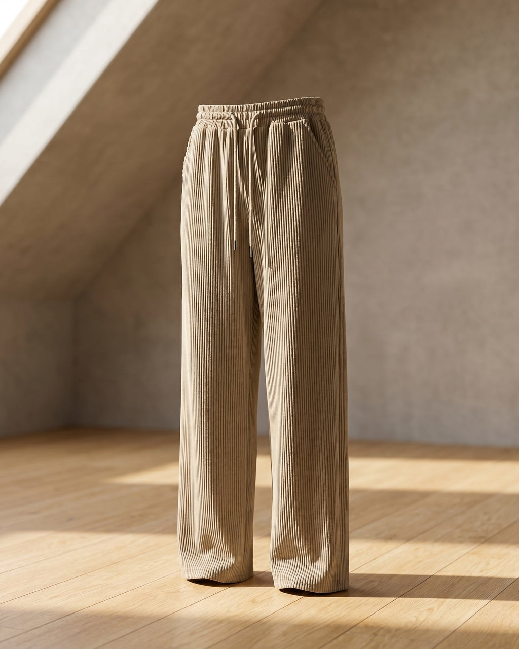 Sirio Pantalones de Pana de Pierna Ancha