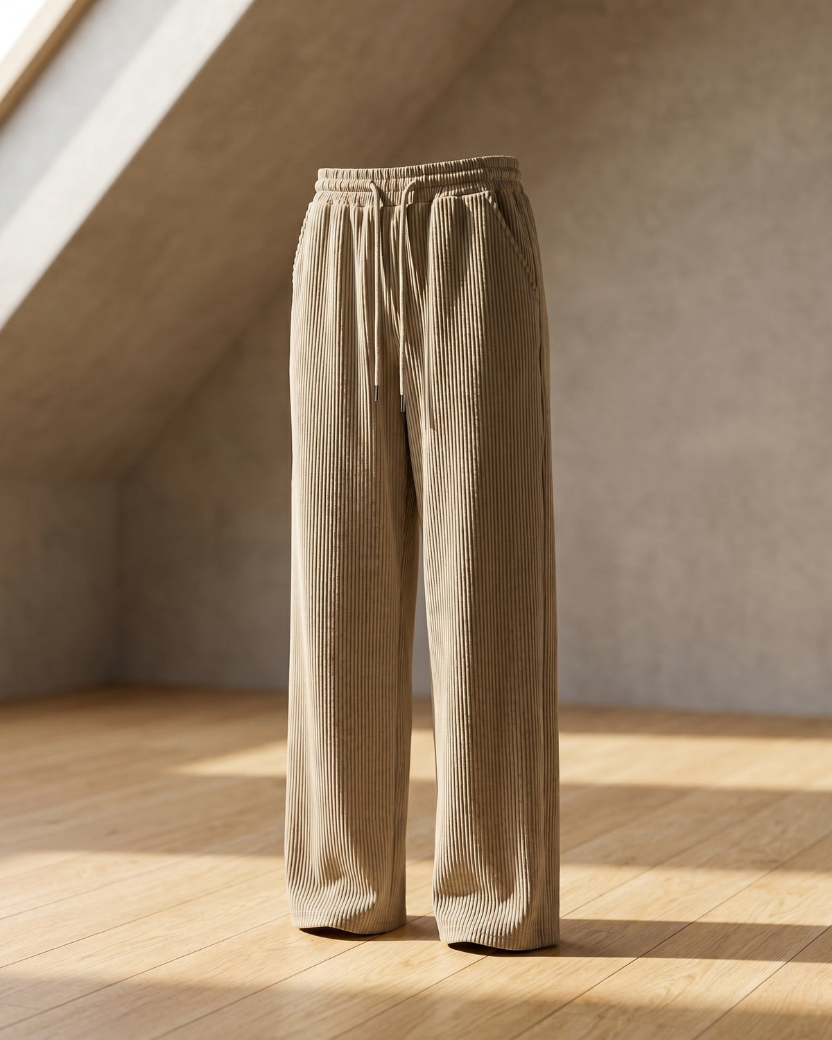 Sirio Pantalones de Pana de Pierna Ancha