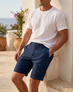 Eugenio Shorts Chinos de Lino Entallados