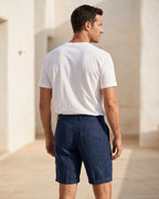 Eugenio Shorts Chinos de Lino Entallados