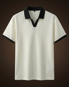 Zeno Polo de Cuello Abierto Mezcla de Nylon