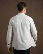 Ottavio Camisa de Lino Cuello Mao