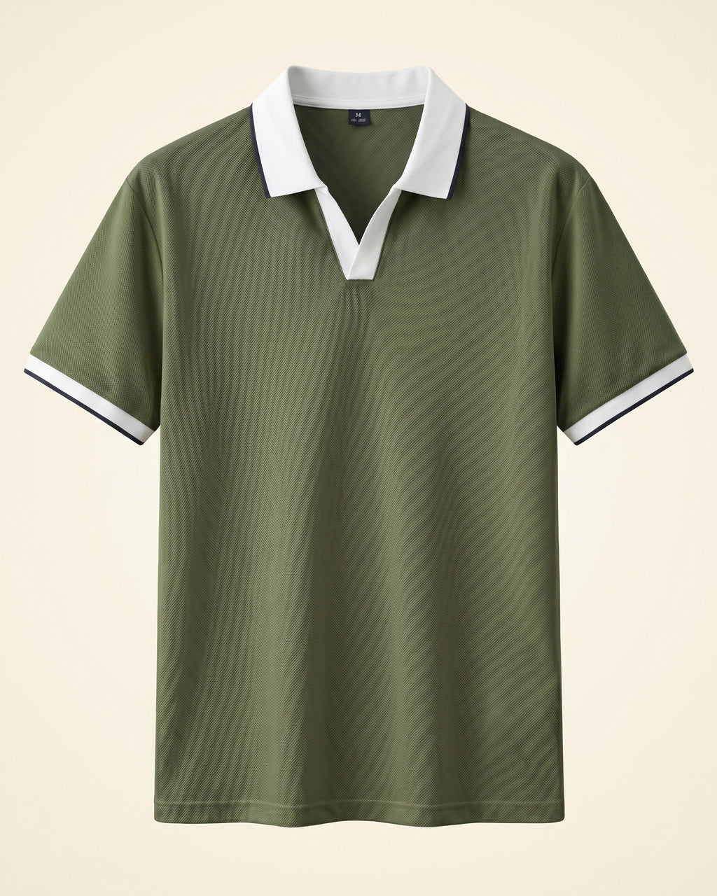 Zeno Polo de Cuello Abierto Mezcla de Nylon