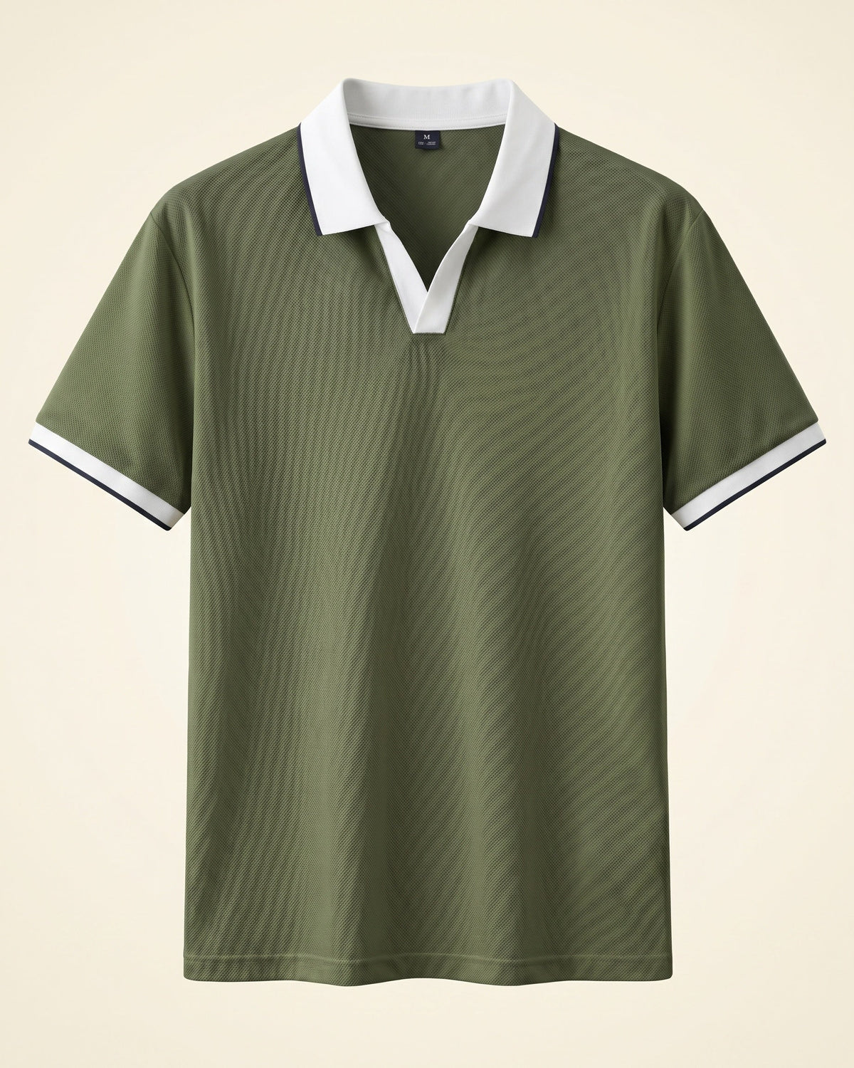 Zeno Polo de Cuello Abierto Mezcla de Nylon
