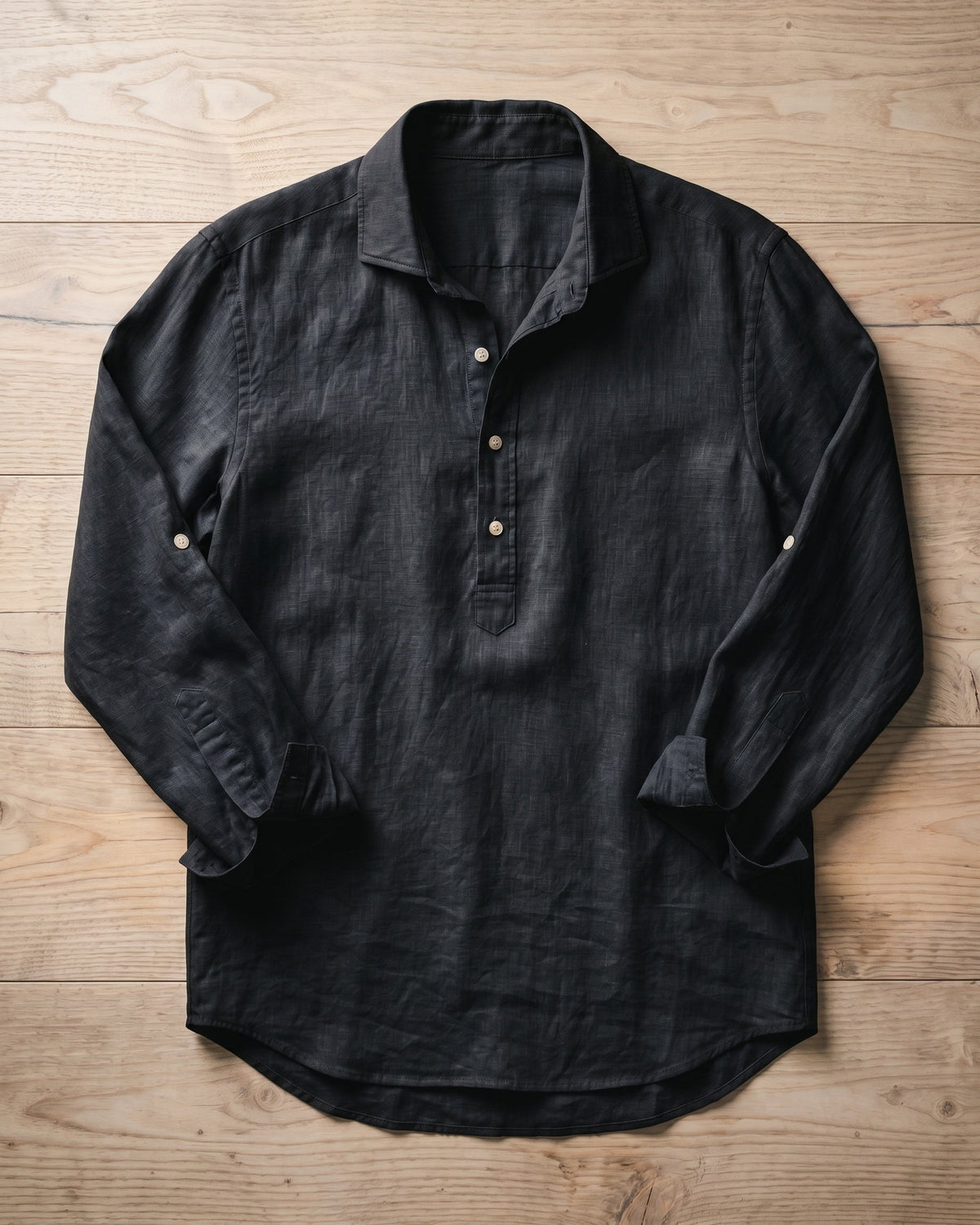 Camillo Camisa Popover Mezcla de Algodón
