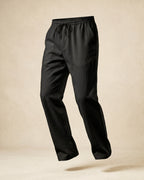 Umberto Pantalones de Lino Holgados de Pierna Recta