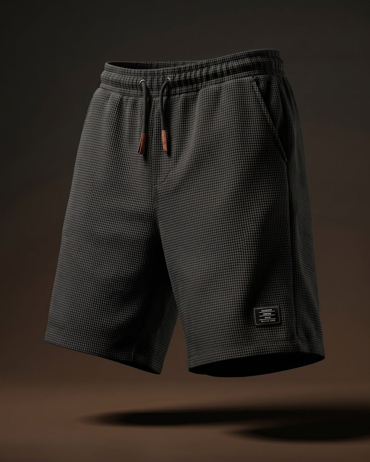 Tomas Shorts Holgados con Cordón de Punto Waffle