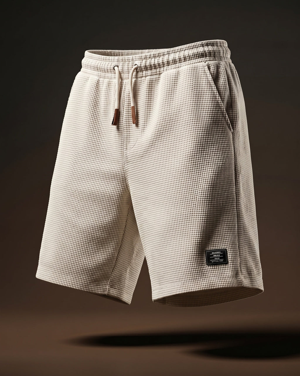 Tomas Shorts Holgados con Cordón de Punto Waffle