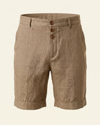Eugenio Shorts Chinos de Lino Entallados