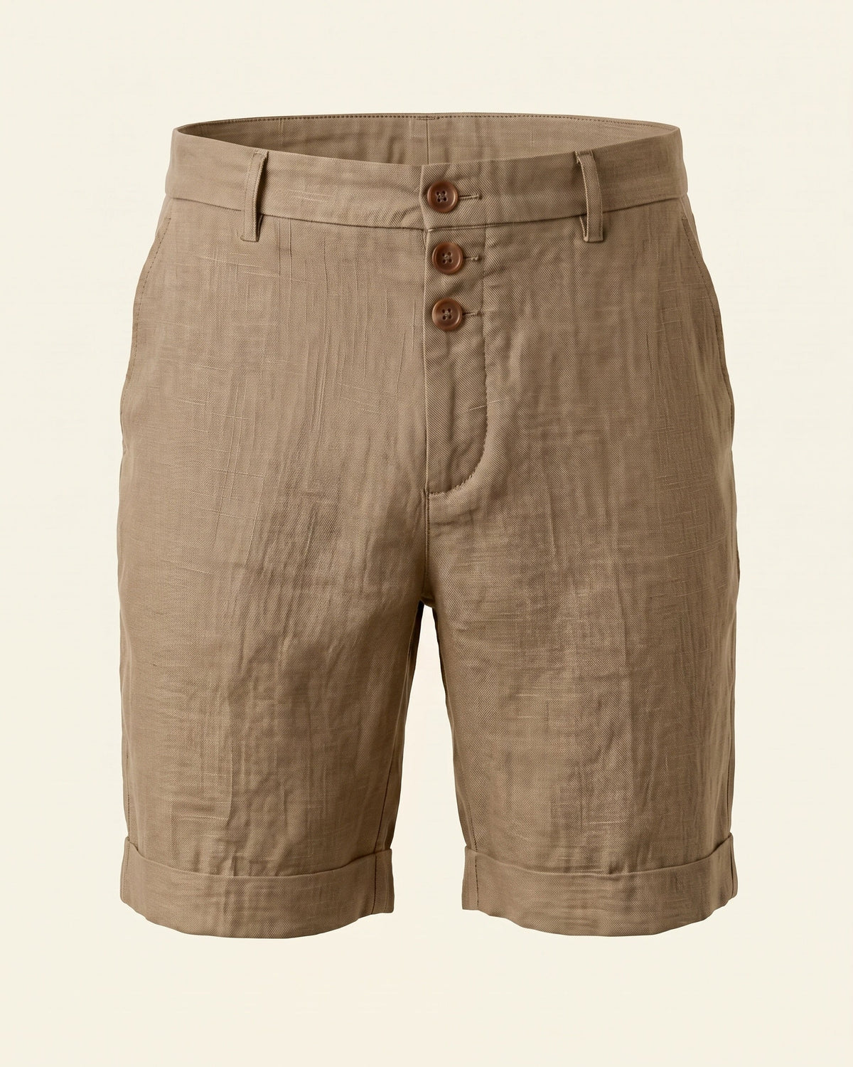 Eugenio Shorts Chinos de Lino Entallados