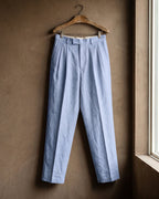 Ercole Pantalones de Lino con Pliegues