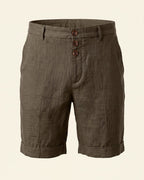 Eugenio Shorts Chinos de Lino Entallados