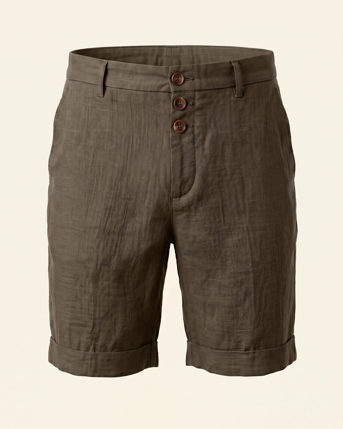 Eugenio Shorts Chinos de Lino Entallados