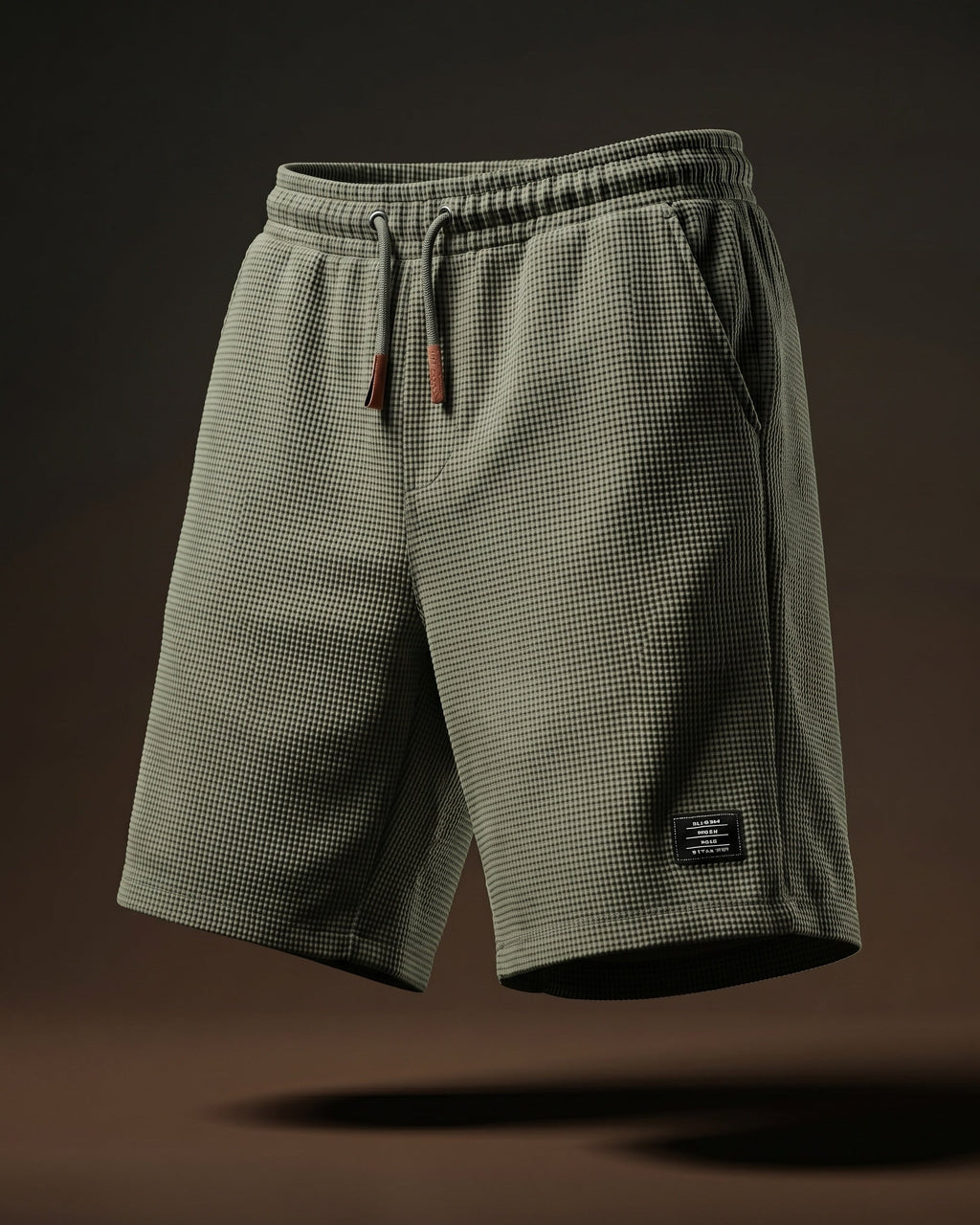 Tomas Shorts Holgados con Cordón de Punto Waffle