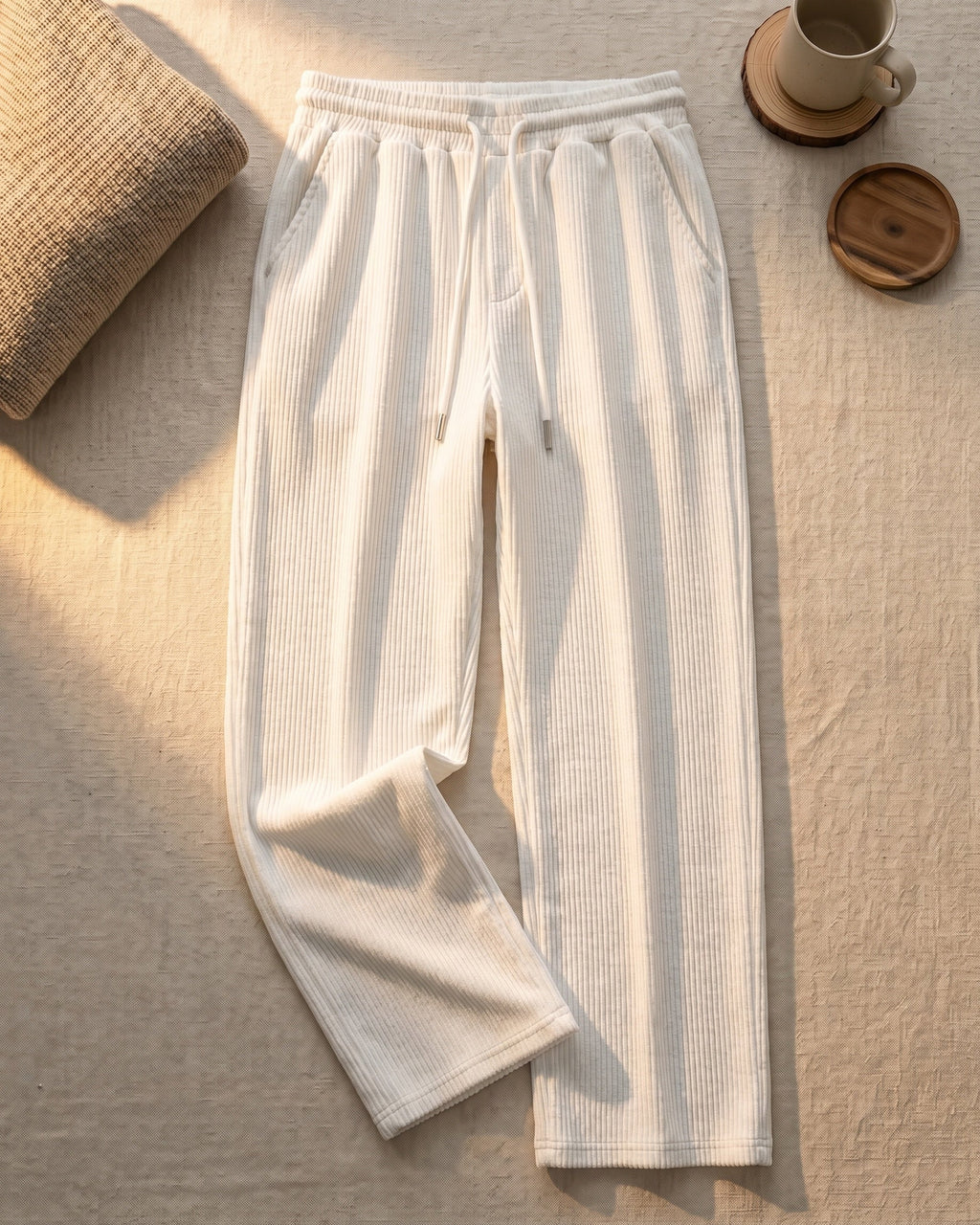 Sirio Pantalones de Pana de Pierna Ancha