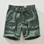 Demetrio Shorts Cargo Utilitarios de Algodón