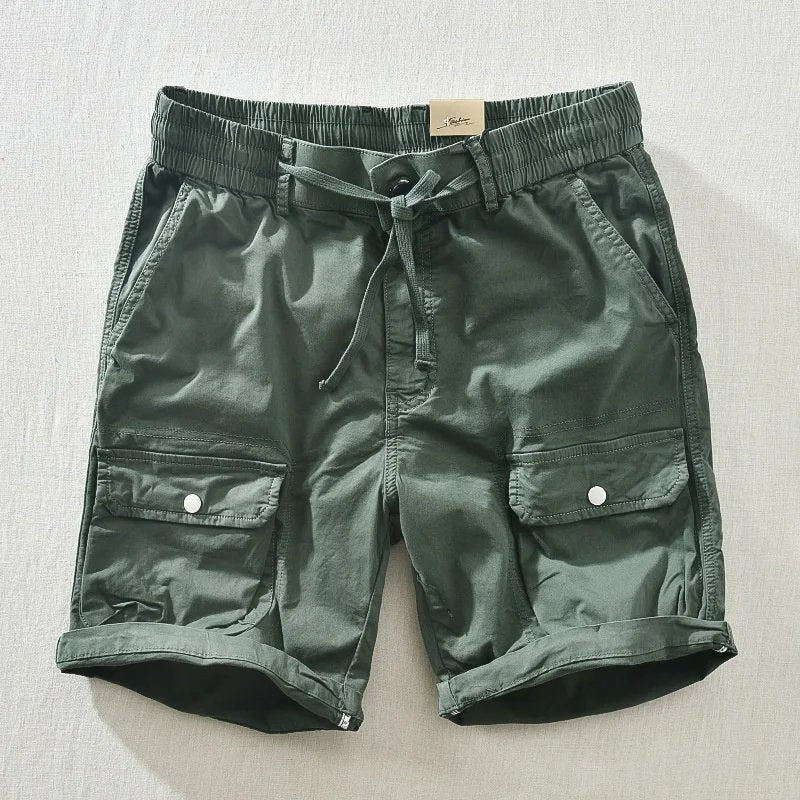 Demetrio Shorts Cargo Utilitarios de Algodón