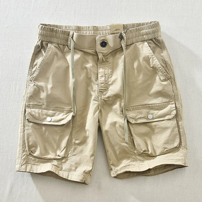 Demetrio Shorts Cargo Utilitarios de Algodón