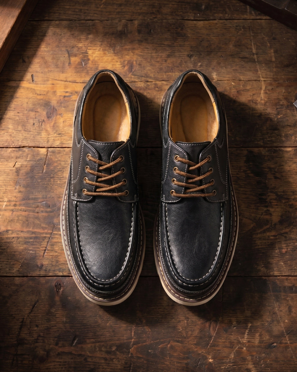 Egidio Oxford de Cuero Punta Mocasín