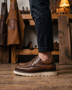 Egidio Oxford de Cuero Punta Mocasín