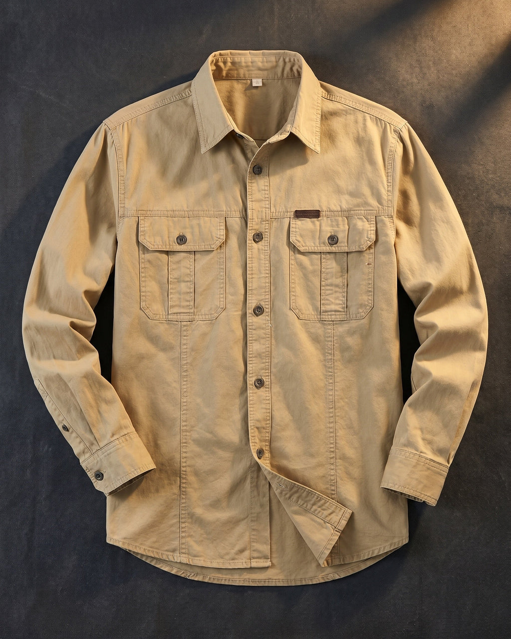 Ermanno Camisa Utilitaria de Algodón