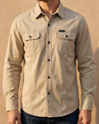 Ermanno Camisa Utilitaria de Algodón