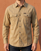 Ermanno Camisa Utilitaria de Algodón