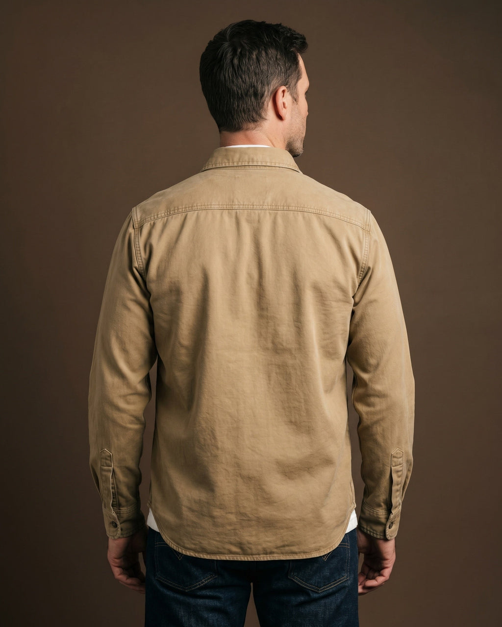 Ermanno Camisa Utilitaria de Algodón