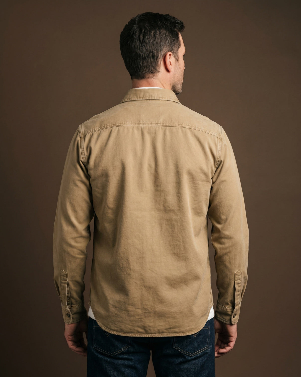 Ermanno Camisa Utilitaria de Algodón