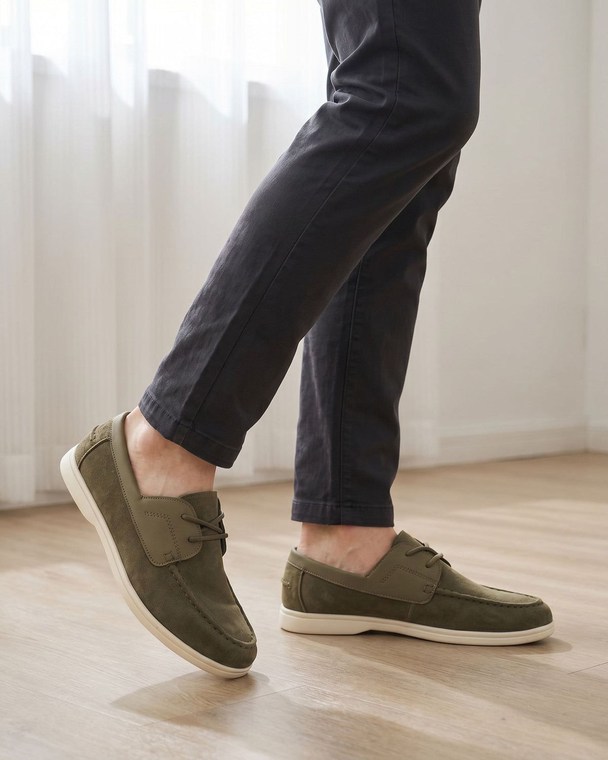 Ezio Zapato Náutico Casual de Gamuza