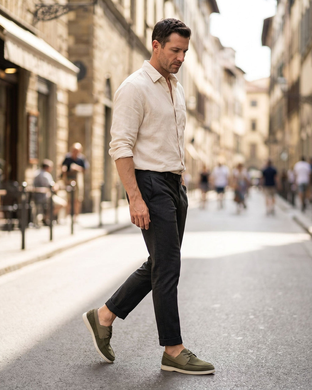 Ezio Zapato Náutico Casual de Gamuza