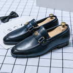 Gaetano Mocasines de Cuero Signature sin Cordones