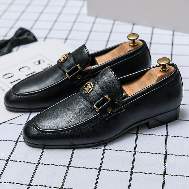 Gaetano Mocasines de Cuero Signature sin Cordones