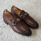 Gaetano Mocasines de Cuero Signature sin Cordones