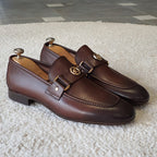 Gaetano Mocasines de Cuero Signature sin Cordones