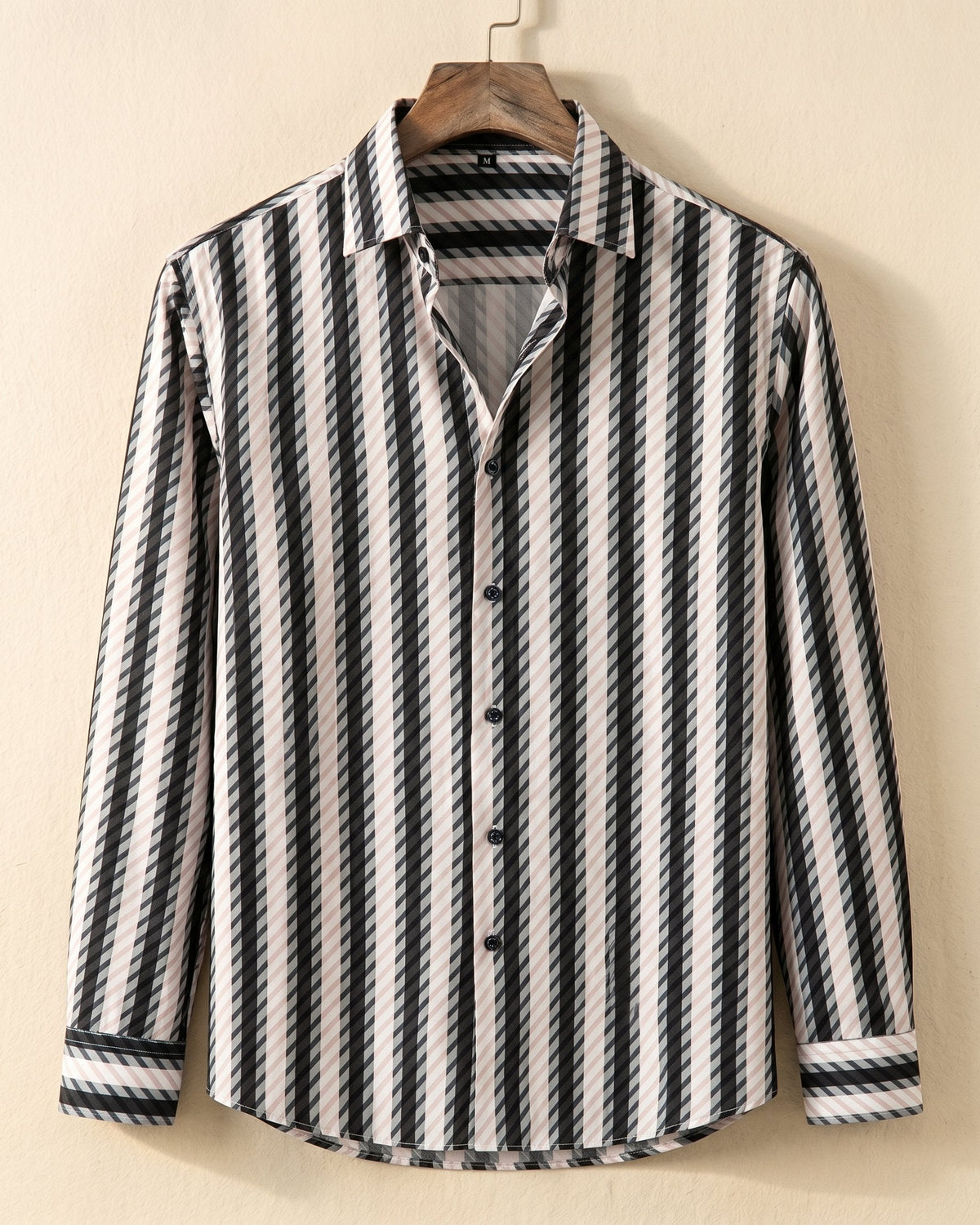 Guglielmo Camisa Estampada de Manga Larga