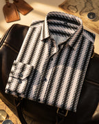 Guglielmo Camisa Estampada de Manga Larga
