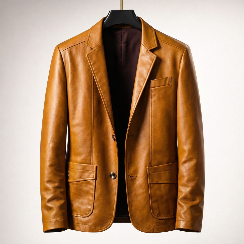 Riccardo Blazer de Cuero