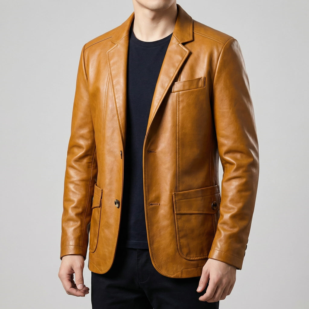 Riccardo Blazer de Cuero